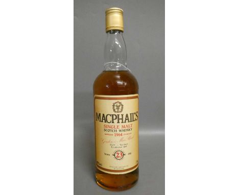 One bottle Macphail's 23yr old single malt Scotch whisky, distilled 1964, Gordon &amp; Macphail, 40%, 75cl (Est. plus 24% pre