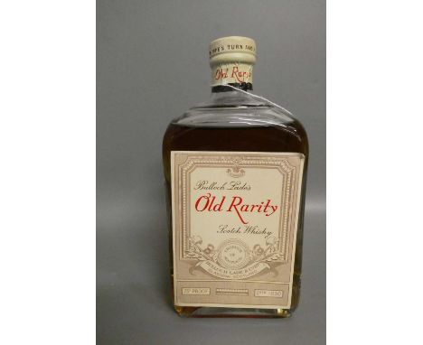 One bottle Bulloch Lade's Old Rarity Scotch whisky, 75° (Est. plus 24% premium inc. VAT)Condition Report: Generally good