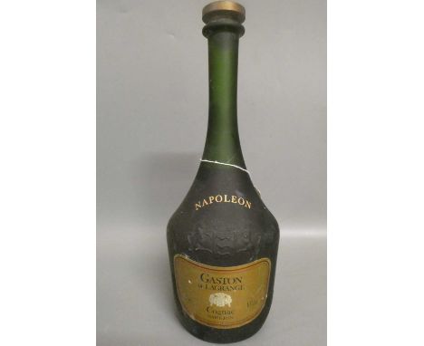 One litre Gaston de Lagrange Napoleon Cognac (Est. plus 24% premium inc. VAT)Condition Report: Appears unopened, generally go