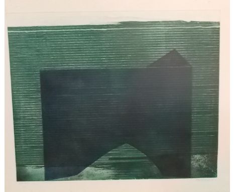 Large contemporary etching aquatint, signed Robert Baird