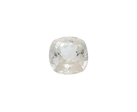 1 loser Topas von 43,67 ct fast farblos, sehr leicht Pfirsich Farbe, 19,7 x 14 x 19.9 mm, sehr guter Zustand. Alle Steine ohn