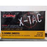 shelf of x-tac 5.56 mm ammo