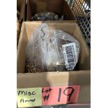 shelf of 12 gauge, and other miscellaneous bags and boxes of bullets