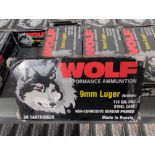 shelf of wolf 9 mm animal