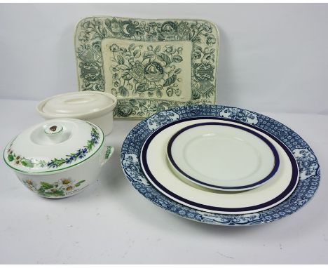 Box of Pottery and Ceramics, To include Royal Worcester Tablewares