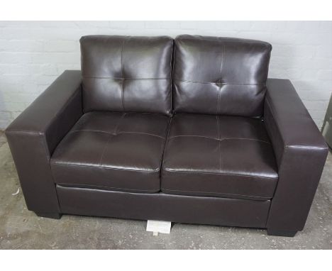 Modern Two Seater Sofa, 73cm high, 150cm wide, 84cm deep