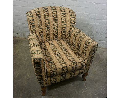 Vintage Tapestry Covered Armchair, 81cm high