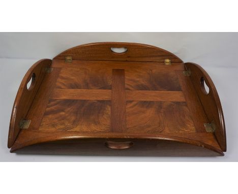 Hardwood Table Top Tray, 12cm high, 79cm wide