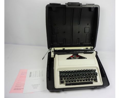 Silver Reed Typewriter, With case