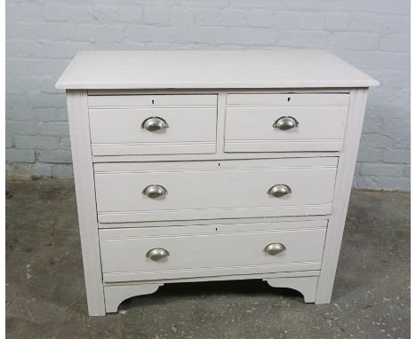 Vintage Painted Chest of Drawers, 83cm high, 92cm wide, 46cm deep