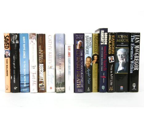 Twenty-Two SIGNED FIRST EDNS; All First Editions and mostly fine copies. + 3 others; INCLUDING: Keith Floyd; Chris Eubank; Jo