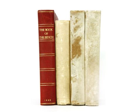Illustrated Books: 1- The Book of the Bench, with Thirty-Nine Reproductions in Colour From Paintings by "Spy" and Other Carto