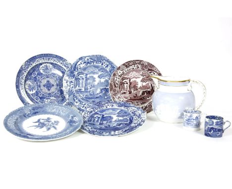 A collection of Spode blue and white, to include Broseley, Camilla, Italian and The Engraver's Archive patterns. (qty)