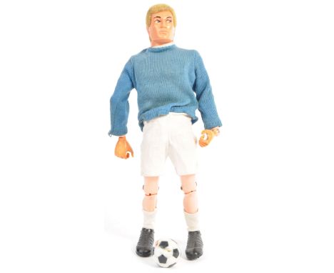 An original vintage 1970's (1971) Palitoy made Action Man ' Everton FC ' football player action figure. With uniform - compri