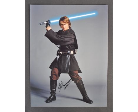 Hayden Christensen - Canadian Actor &amp; Producer - original autographed 16x12" full colour photograph of him in Star Wars A