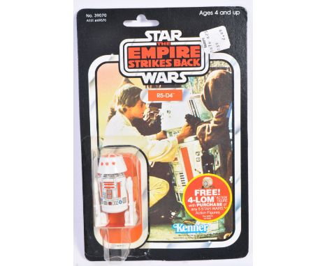 An original vintage 1982 Kenner made Star Wars MOC carded action figure ' R5-D4 '. Original 47 back Empire Strikes Back card.