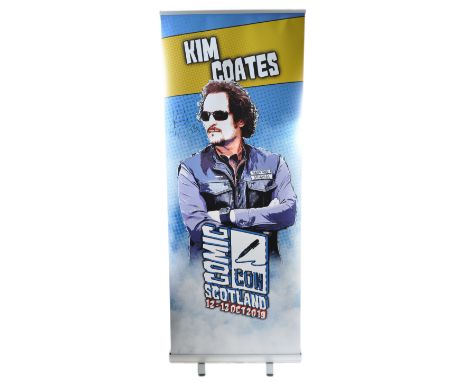 Kim Coates - Sons Of Anarchy, CSI, Prison Break, Bad Blood etc - autographed Monopoly Events banner from a ' Scotland Comic C