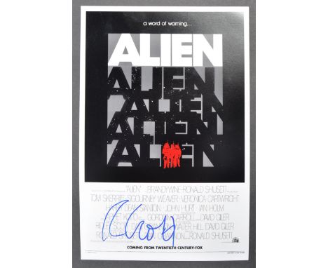 Alien - Ridley Scott - English Filmmaker - rare autographed 8x12" poster photograph from ' Alien '. Signed neatly to the edge