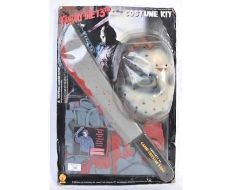 A rare original Rubies / Rubie's made Friday The 13th ' Costume Kit ' playset. Unused, the contents still sealed to the card 