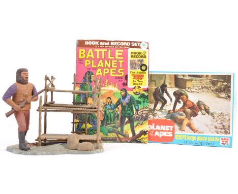 A rare vintage Addar made Planet Of The Apes plastic model kit (made) ' General Aldo '. Well made, and painted to a good stan