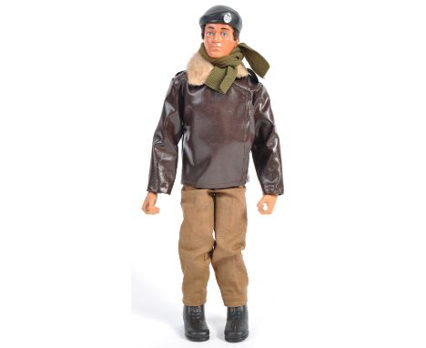 An original vintage 1970's (1974) Palitoy made Action Man ' Tank Commander on Patrol ' action figure. With uniform - comprisi