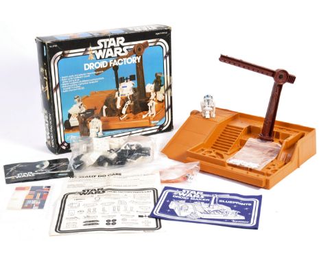 An incredible 'unused' vintage Kenner made Star Wars action figure playset ' Droid Factory '. Remarkable set appearing largel