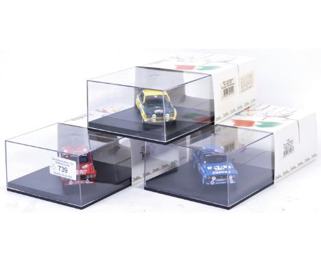 A collection of x3 Trofeu made 1/43 scale precision diecast boxed models - all Ford Escort Rally Cars - to include; 1010, 100