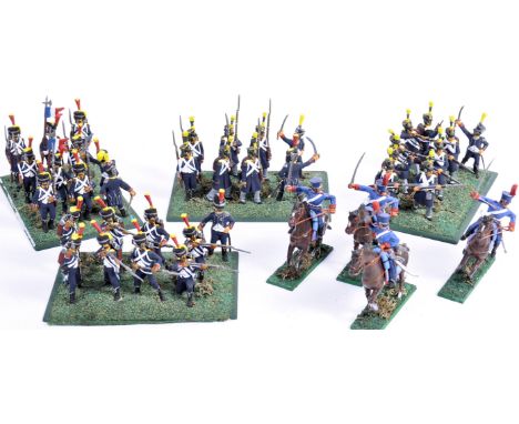 An impressive collection of 1/32 scale Napoleonic War plastic figures - ' French Infantry ' - and ' French Cavalry ' comprisi