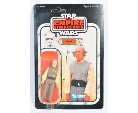 An original vintage 1982 Kenner made Star Wars MOC carded action figure ' Lobot '. Original 48 back Empire Strikes Back unpun