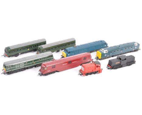 A collection of 7x assorted 00 gauge model railway train set diesel locomotives comprising: Lima code 3 Kellingley Colliery, 