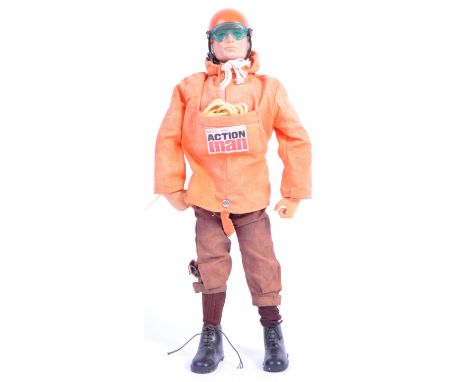 An original vintage 1970's (1973) Palitoy made Action Man ' Mountain Rescue ' action figure. With uniform - comprising: Anora