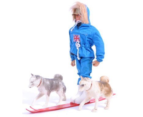 An original vintage 1960's (1969) Palitoy made Action Man ' Polar Explorer ' action figure. With uniform - comprising: Helmet