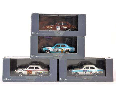 A collection of x4 Trofeu made 1/43 scale precision diecast boxed models - all Ford Escort Rally Cars - to include; 512, 519,