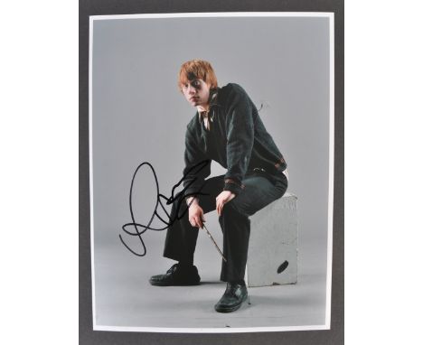 Rupert Grint - English Actor - Harry Potter franchise - impressive signed 16x12" colour photograph of Grint as Ron Weasley. A