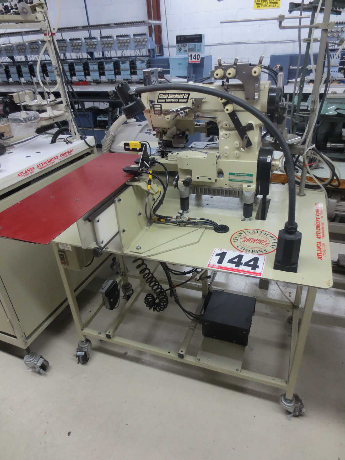 1 ATLANTA ATTACHMENT CO FLAT HEMMING SYSTEM W/ YAMATO MOD VC2700156M