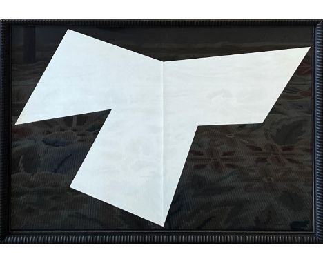ELLSWORTH KELLY, 'Black and white', lithograph, 39cm x 57cm, framed, published 1958, Derriere le Miroir.
