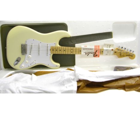 Fender 'Dan Smith' Stratocaster electric guitar, made in USA, circa 1982, ser. no. E217808, Olympic white finish, electrics i