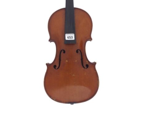 French violin from and labelled Ch.J.B. Collin-Mezin, Luthier, Grand Prix-Exposition Universelle 1900, Paris, also signed to 