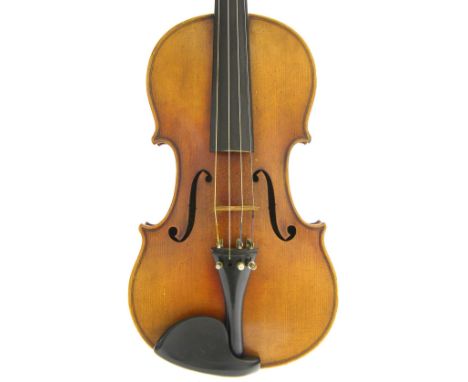 Good early 20th century violin by and labelled Ernst Heinrich Roth, Markneukirchen, 1928, reproduction of Antonius Stradivari