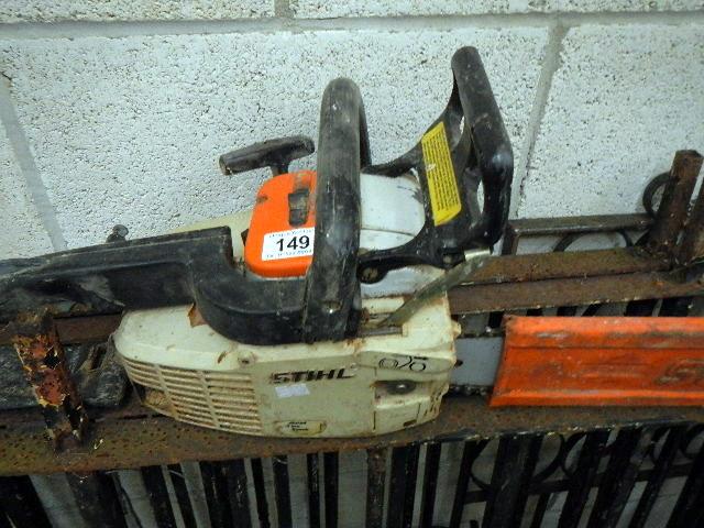 A Stihl chainsaw
