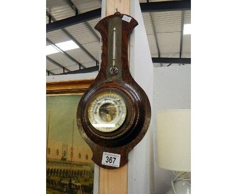 An oak barometer