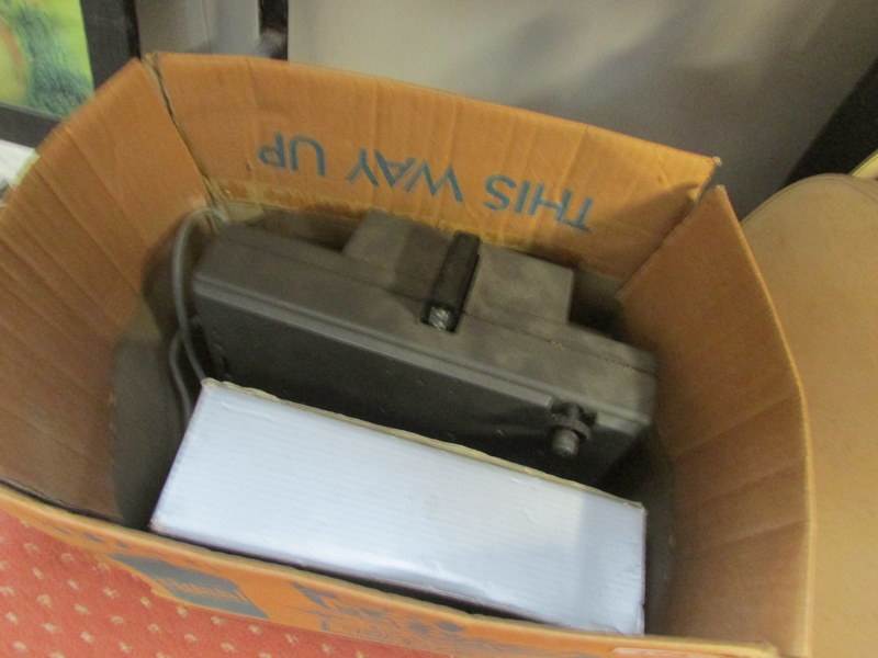 A slide projector