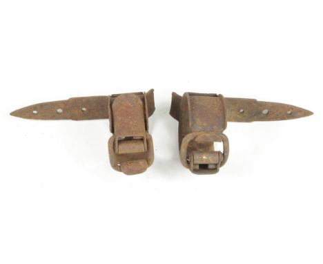 German WW2 bobby trip clamps for securing stick grenades trip flares etc., to trees, fences  two of found in Normandy.