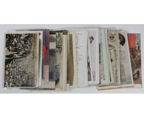 Military. Small original selection, R/P's, comic, march, etc       (approx 49 cards)