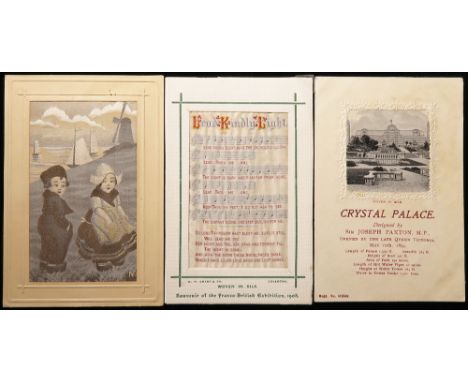 Woven Silks, Crystal Palace, Lead Kindly Light & Dutch Children       (3)