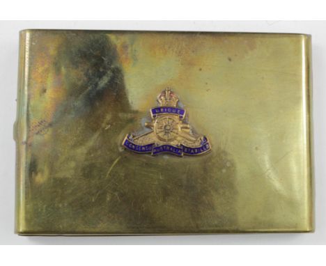 Royal Artillery brass compact.