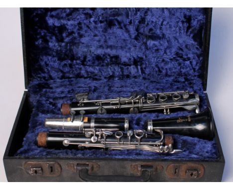 A Boosey & Hawkes clarinet with box. Condition - appears in good order but sold as seen.
