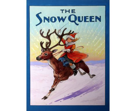 A group of four children's original watercolour and gouache book cover illustrations possibly by one of the London sketch clu