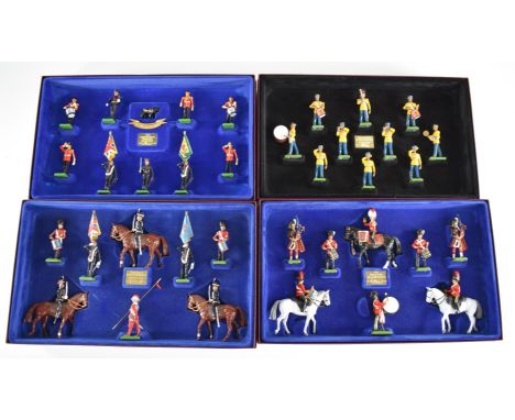 Four Britains Limited Edition 8 and 10 piece toy soldier box sets comprisng The United States Army Band of Washington D.C, 53