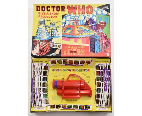 Chad Valley Doctor Who Give-A-Show Projector set, 1965, BBC TV Productions, in original box.